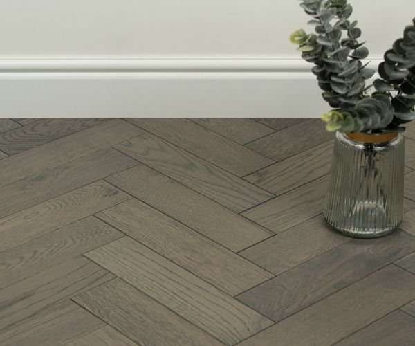18/3x80x300mm Herringbone Graphite Grey T&G.