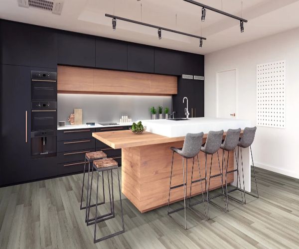 Oxford Grey Click + LVT 5mm.